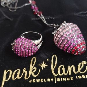 Strawberry necklace /Ring